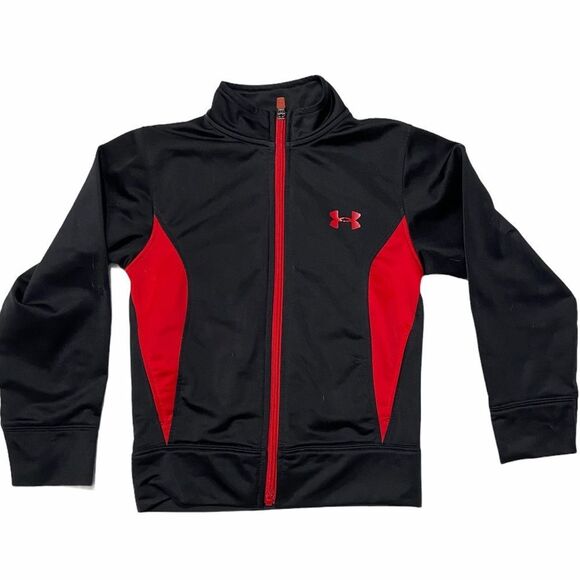Under Armour Boy’s Full Zip Athletic Track Jacket - Picture 1 of 4